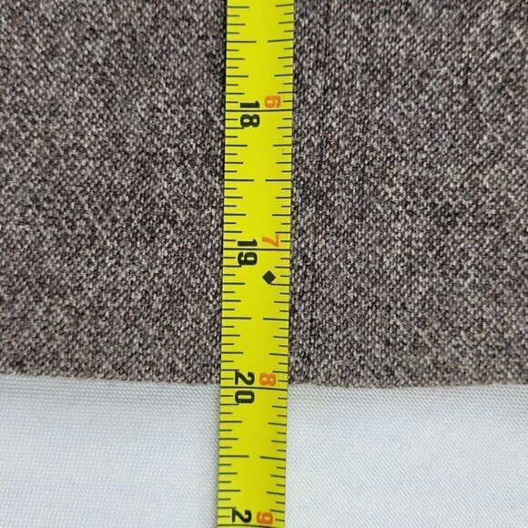 Ann Taylor Tweed Blazer Size 10P Hidden Buttons Zip Front Pockets Wool Blend - Picture 10 of 13